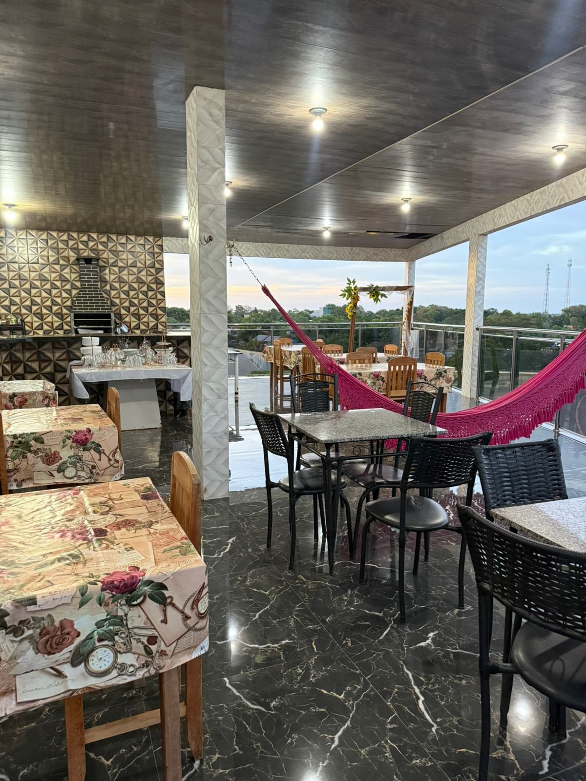 Café com vista — Salão panorâmico