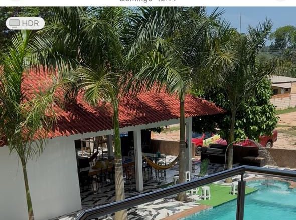 Área de lazer da Pousada Chalé Caribe