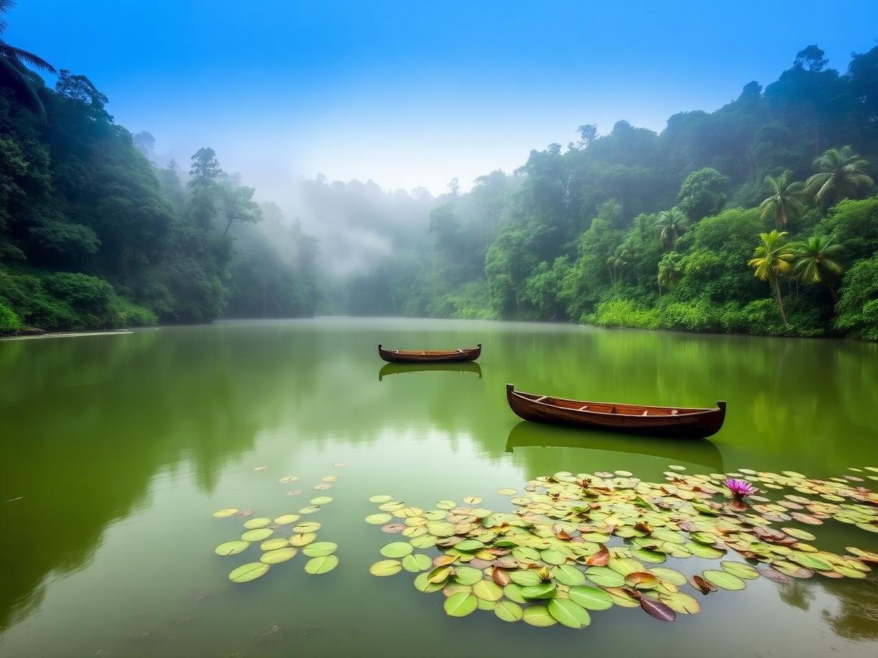 Floresta Encantada — Passeio de canoa